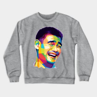 laughing Yao Ming Meme Pop Art Crewneck Sweatshirt